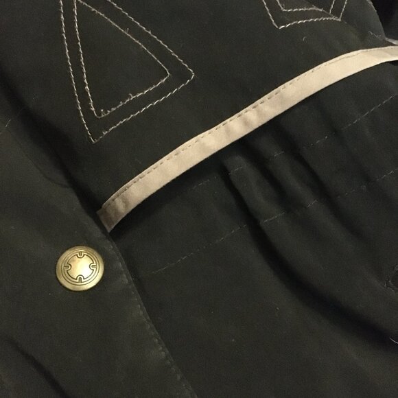 Vintage Eaton's Utex Arctic Stitched Hooded Black Cattle Style Jacket - Picture 15 of 16